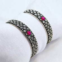 The Pavani Oxidized Bangle