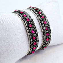 The Maghi Oxidized Bangle