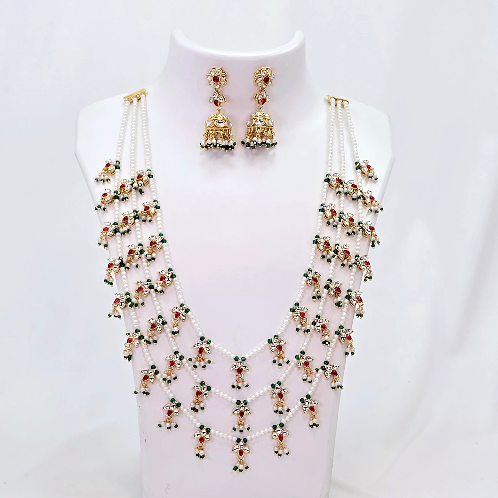 The Anwesha Kempu Long Necklace