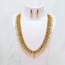 The Darpan Kempu Long Necklace