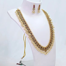 The Darpan Kempu Long Necklace