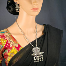 The Sage Oxidized Long Necklace