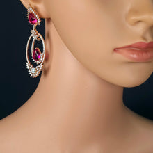 The Capri Rosegold A.D Earring