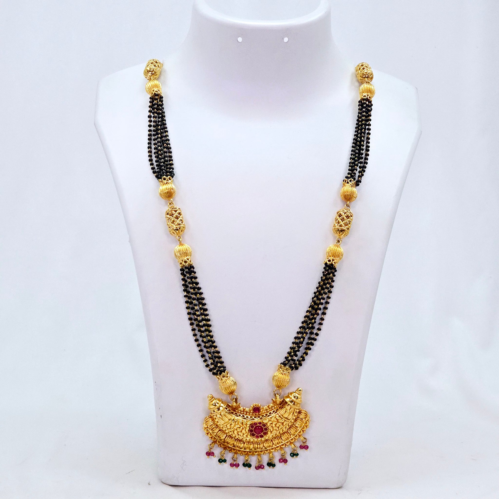 The Radhika Antique Goldforming Mangalsutra