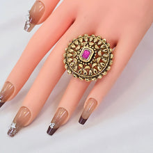 The Trusha Kempu Ring