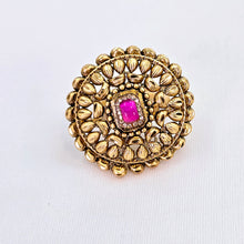 The Trusha Kempu Ring