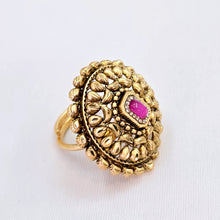 The Trusha Kempu Ring