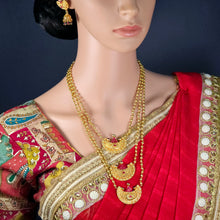 The Yachana Antique Goldforing Long Necklace