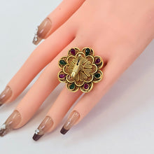 The Ambika Kempu Ring