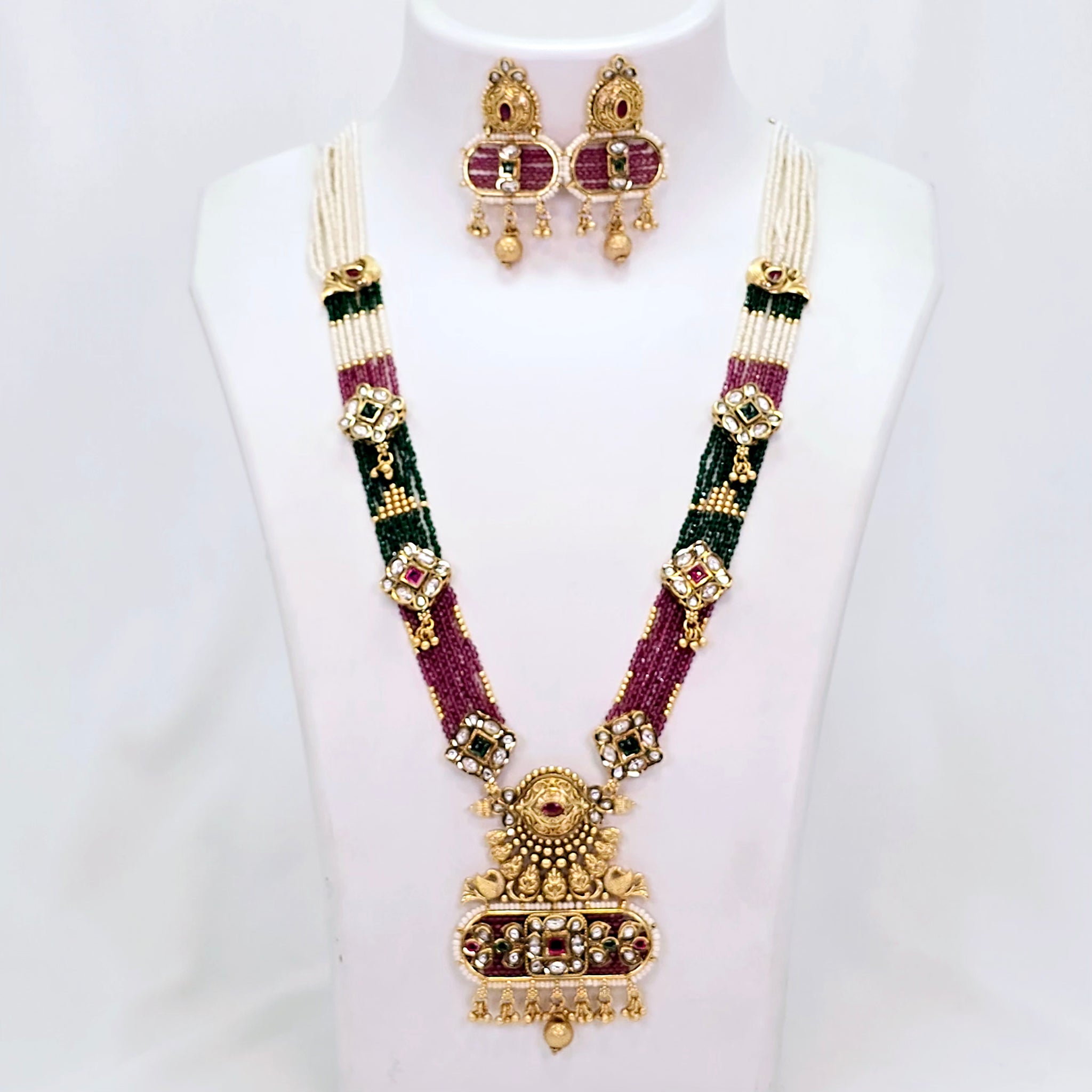 The Teej Rajwadi Long Necklace