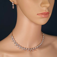 The Elena Rosegold A.D Necklace