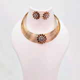 The Emery Rosegold A.D Necklace