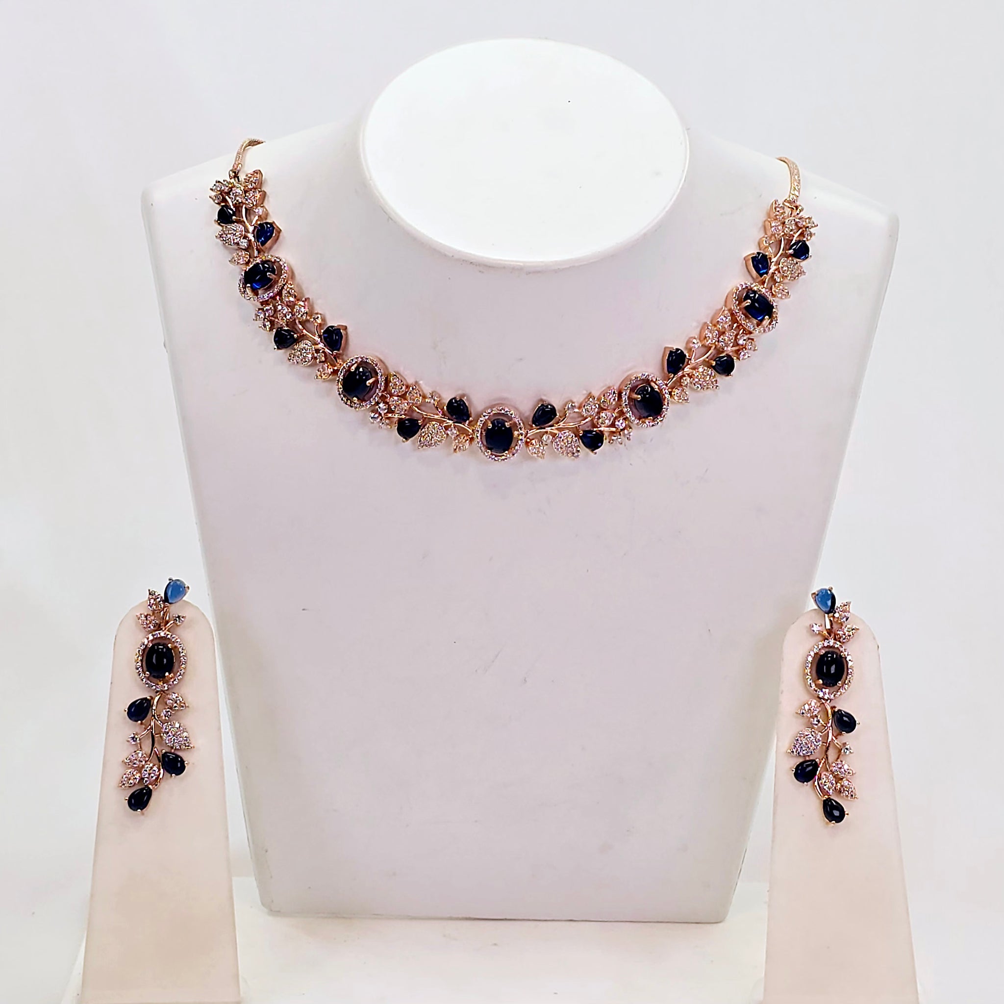 The Edie Rosegold A.D Necklace