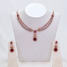 The Camryn Rosegold A.D Necklace