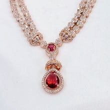 The Camryn Rosegold A.D Necklace