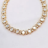The Athena Rosegold A.D Necklace