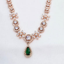 The Astrid Rosegold A.D Necklace