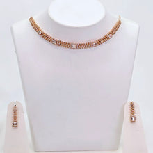 The Alexa Rosegold A.D Necklace