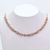 The Addison Rosegold A.D Necklace