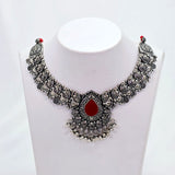The Illiana Oxidized Necklace