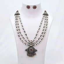 The Haley Oxidized Long Necklace