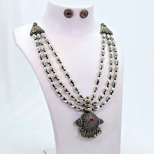 The Haley Oxidized Long Necklace