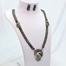 The Yusra Oxidized Long Necklace