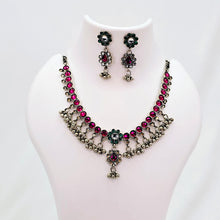 The Takshila Oxidized Necklace