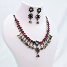 The Takshila Oxidized Necklace