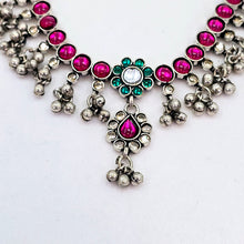 The Takshila Oxidized Necklace