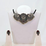 The Kunti Oxidized Necklace