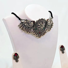 The Kunti Oxidized Necklace