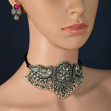 The Kunti Oxidized Necklace