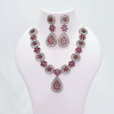 The Nylah Whitegold A.D Necklace