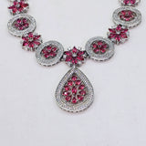The Nylah Whitegold A.D Necklace