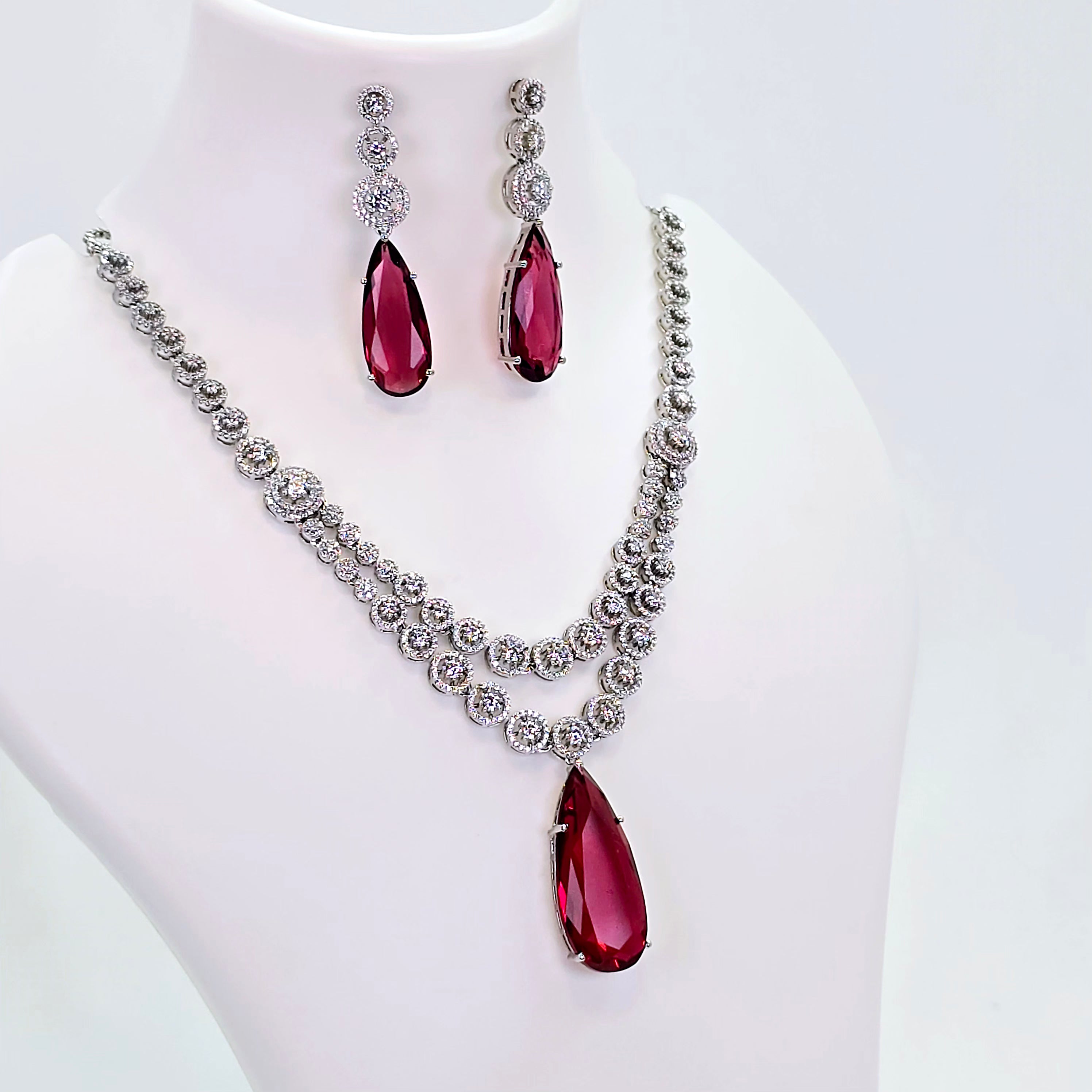 The Kristen Whitegold A.D Necklace