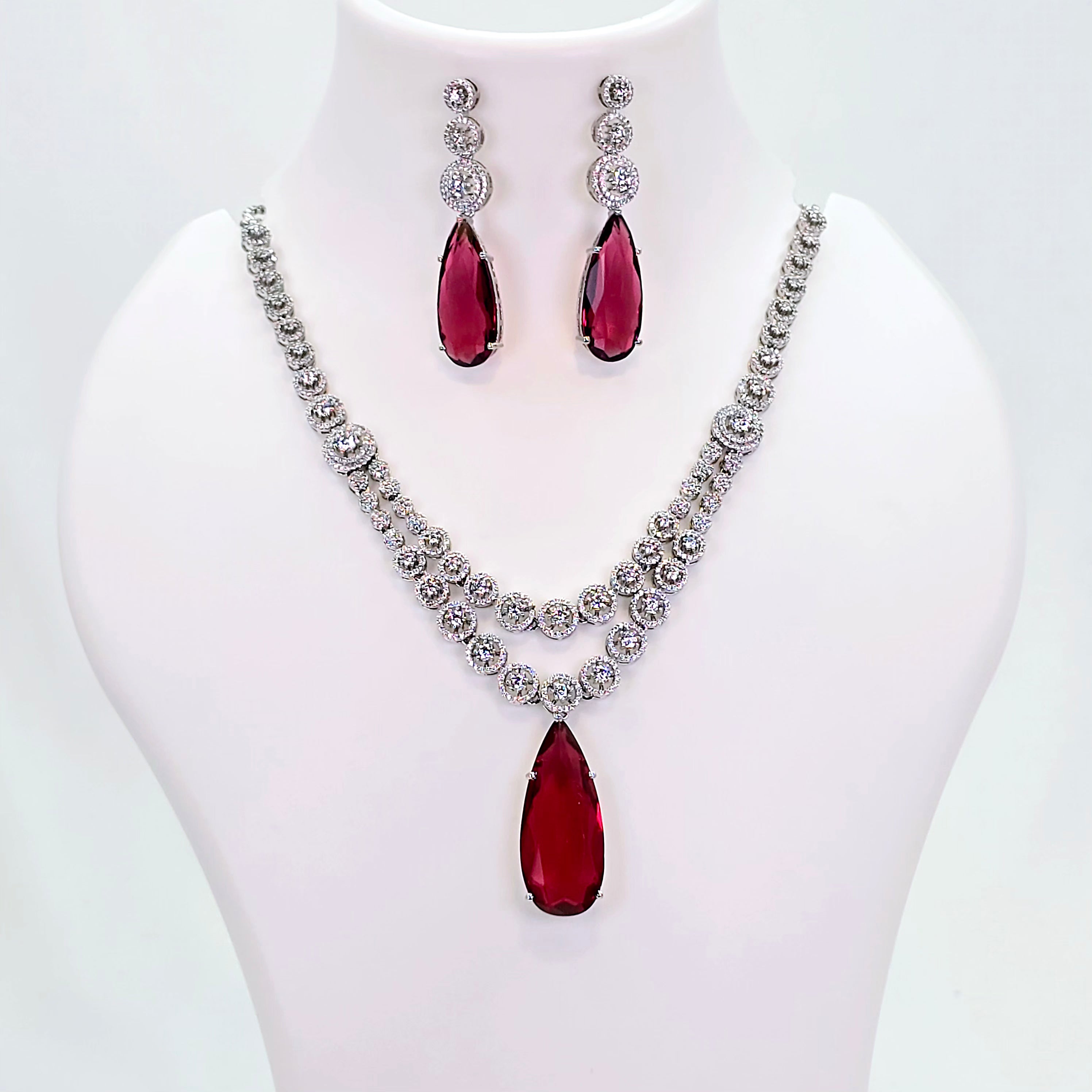 The Kristen Whitegold A.D Necklace