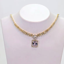 The Suki Yellowgold A.D Necklace