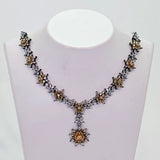 The Saphira Blackgold A.D Necklace