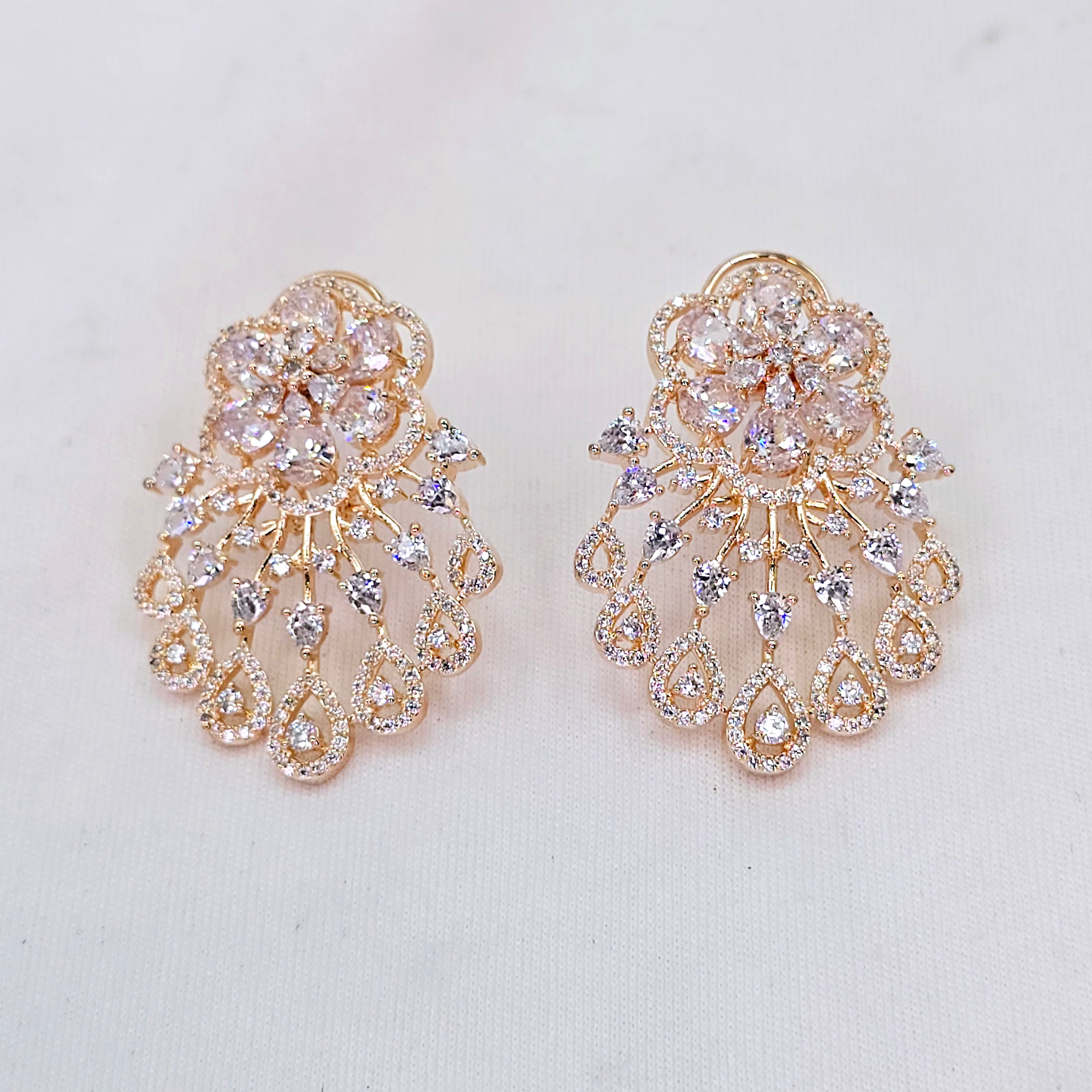 The Alexis Rosegold A.D Earring