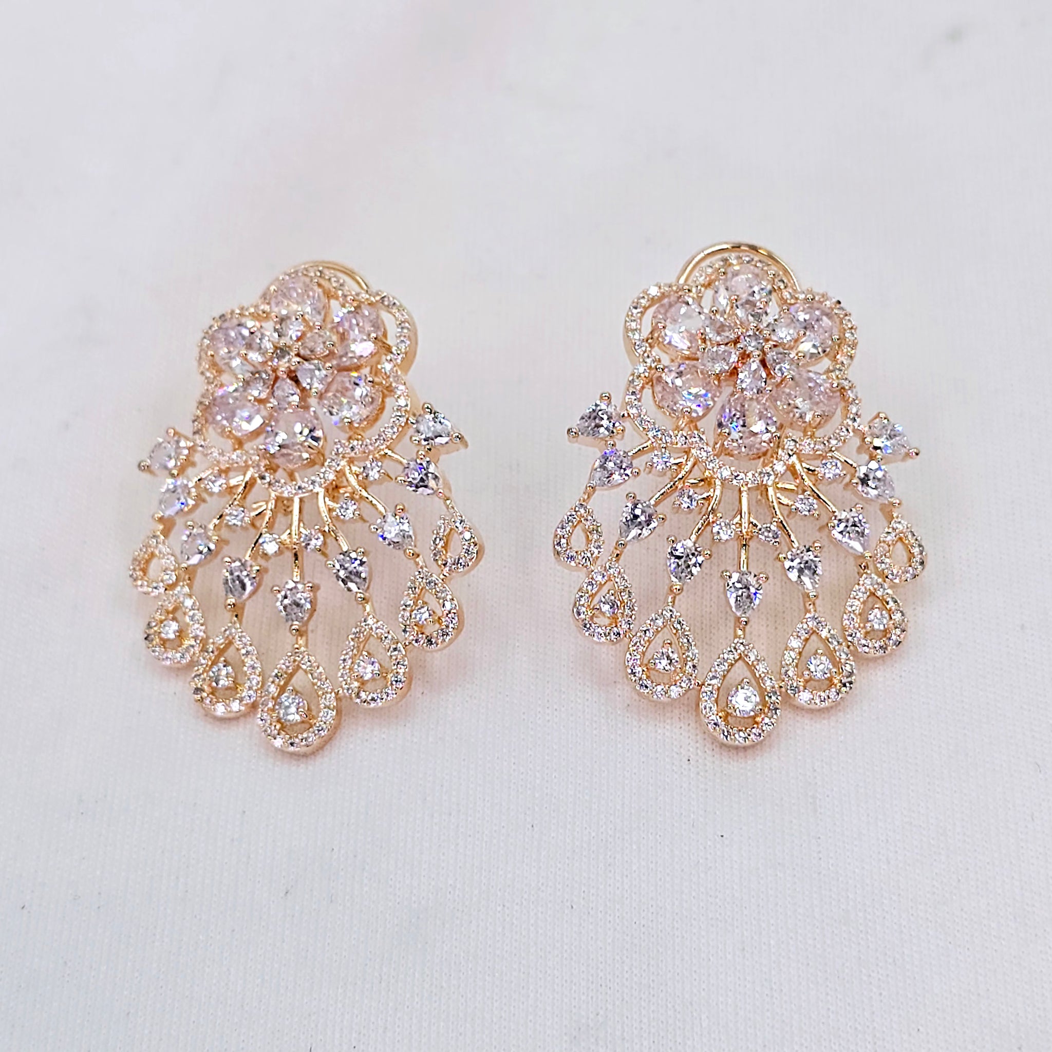 The Alexis Rosegold A.D Earring