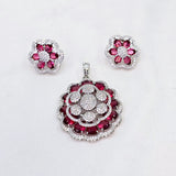 The Aniya Whitegold A.D Pendant Earring