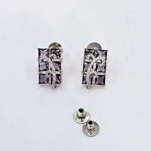 The Floris Whitegold A.D Pendant Earring