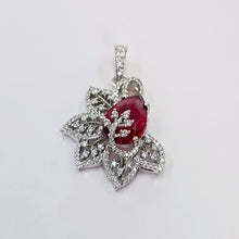 The Damia Whitegold A.D Pendant Earring