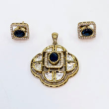 The Briella Victorian Polish Pendant Earring