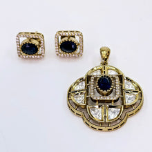 The Briella Victorian Polish Pendant Earring