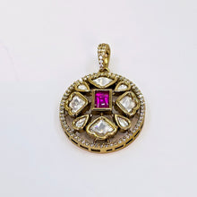 The Davia Victorian Polish Pendant Earring