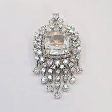 The Delia Whitegold A.D Pendant Earring