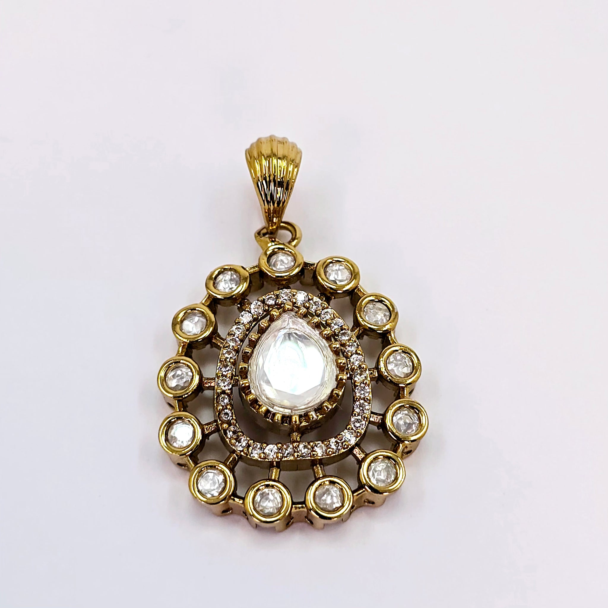 The Fenix Victorian Polish Pendant Earring