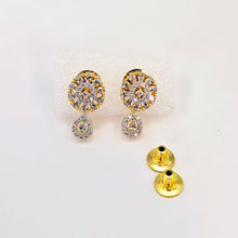 The Adair Yellowgold A.D Pendant Earring (M.S)